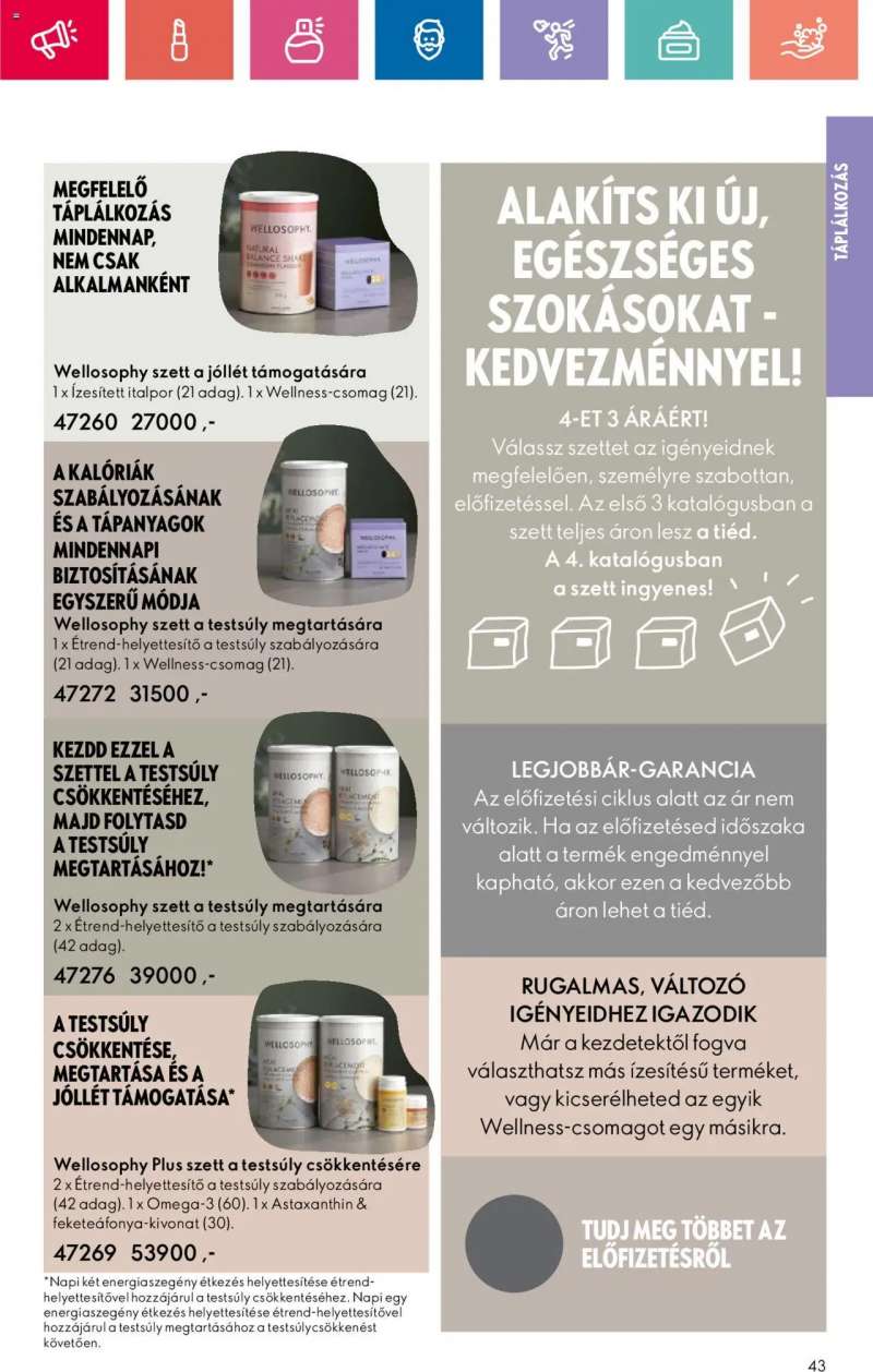 Oriflame Oriflame katalógus 2024/01 43 oldal