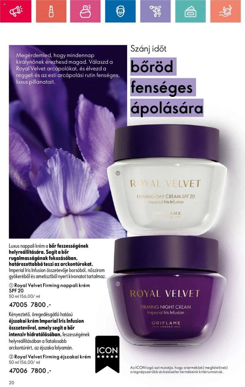 Oriflame Oriflame katalógus 2025/01 20 oldal