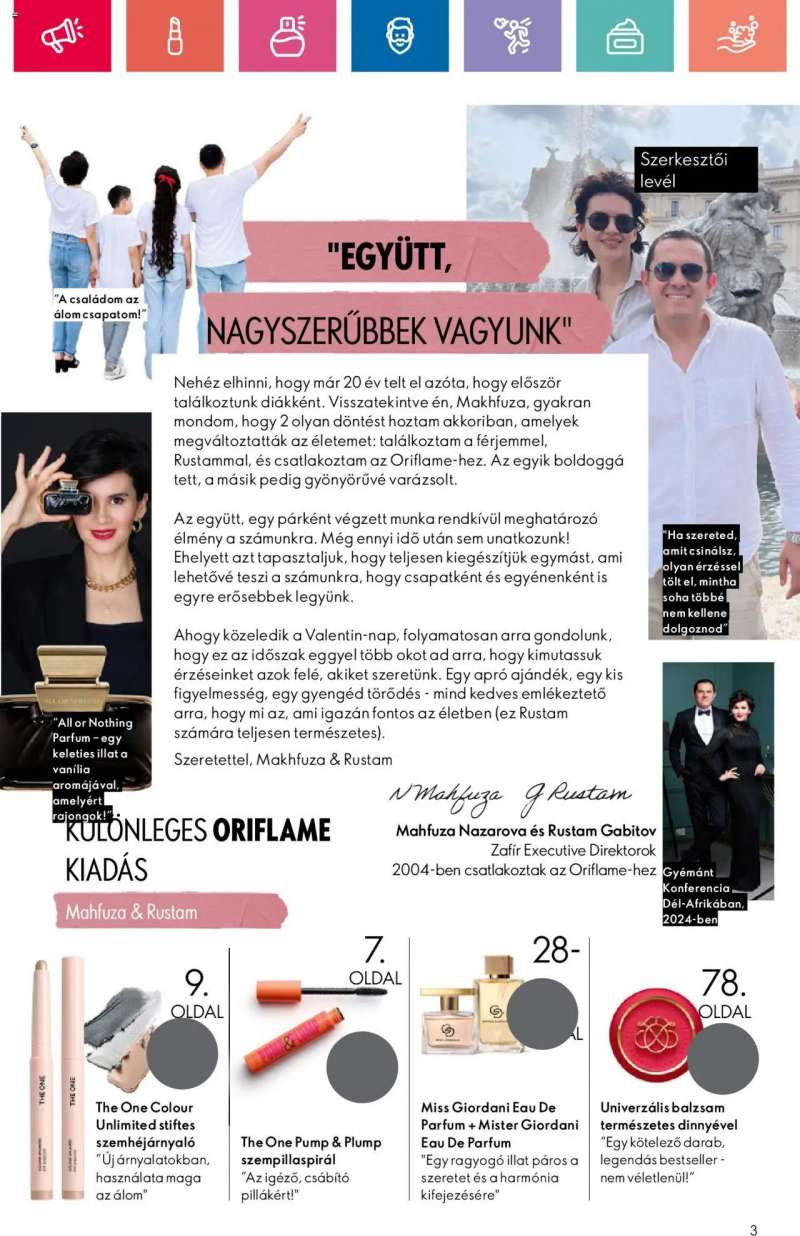 Oriflame Oriflame katalógus 2024/02 3 oldal