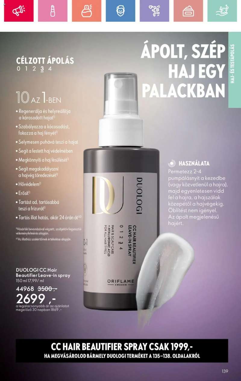 Oriflame Oriflame katalógus 2025/03 139 oldal