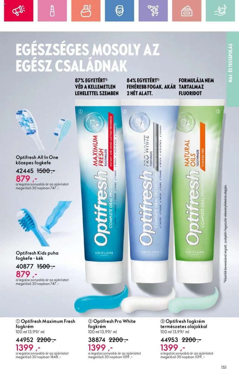 Oriflame Oriflame katalógus 2025/03 151 oldal