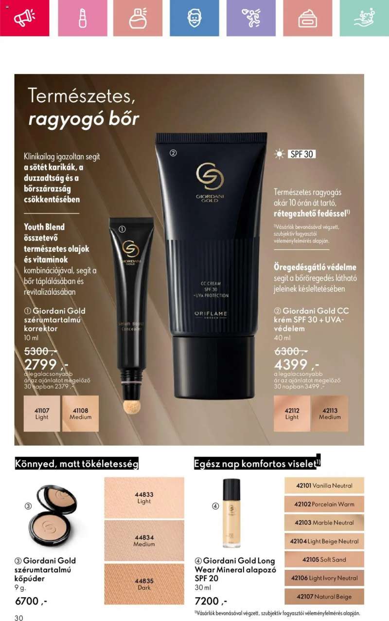 Oriflame Oriflame katalógus 2025/03 30 oldal