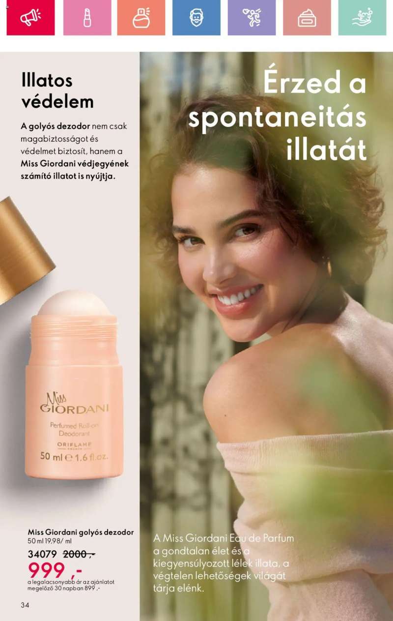 Oriflame Oriflame katalógus 2025/03 34 oldal