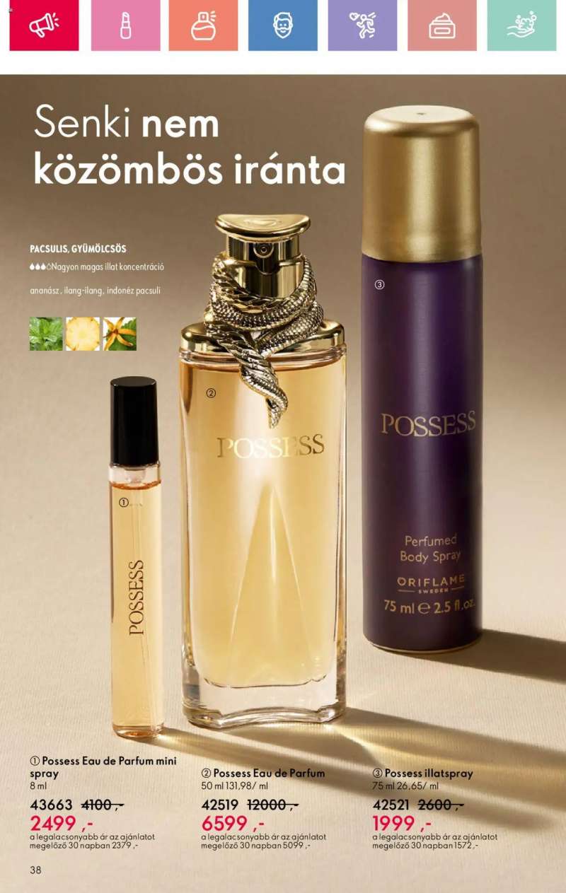 Oriflame Oriflame katalógus 2025/03 38 oldal