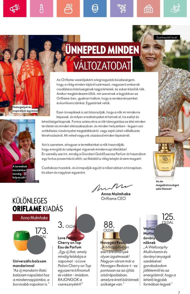 Oriflame Oriflame katalógus 2025/03 7 oldal