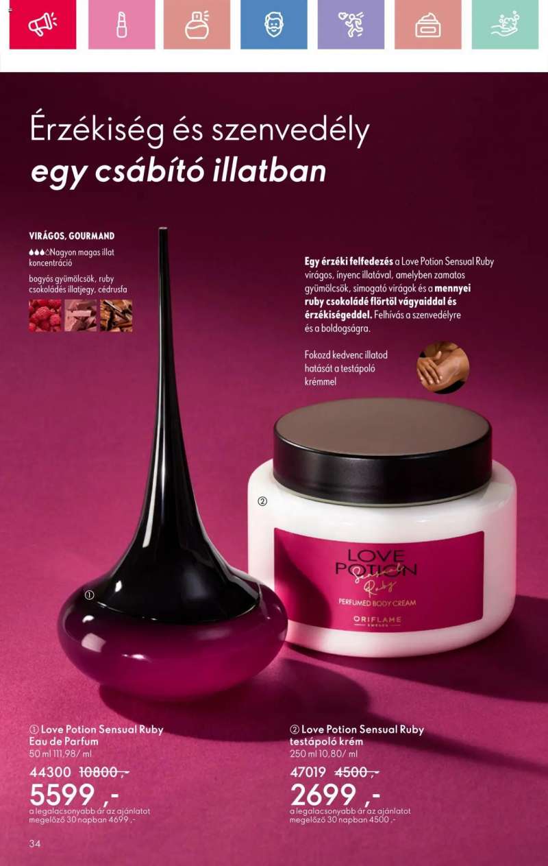 Oriflame Oriflame katalógus 2025/04 34 oldal