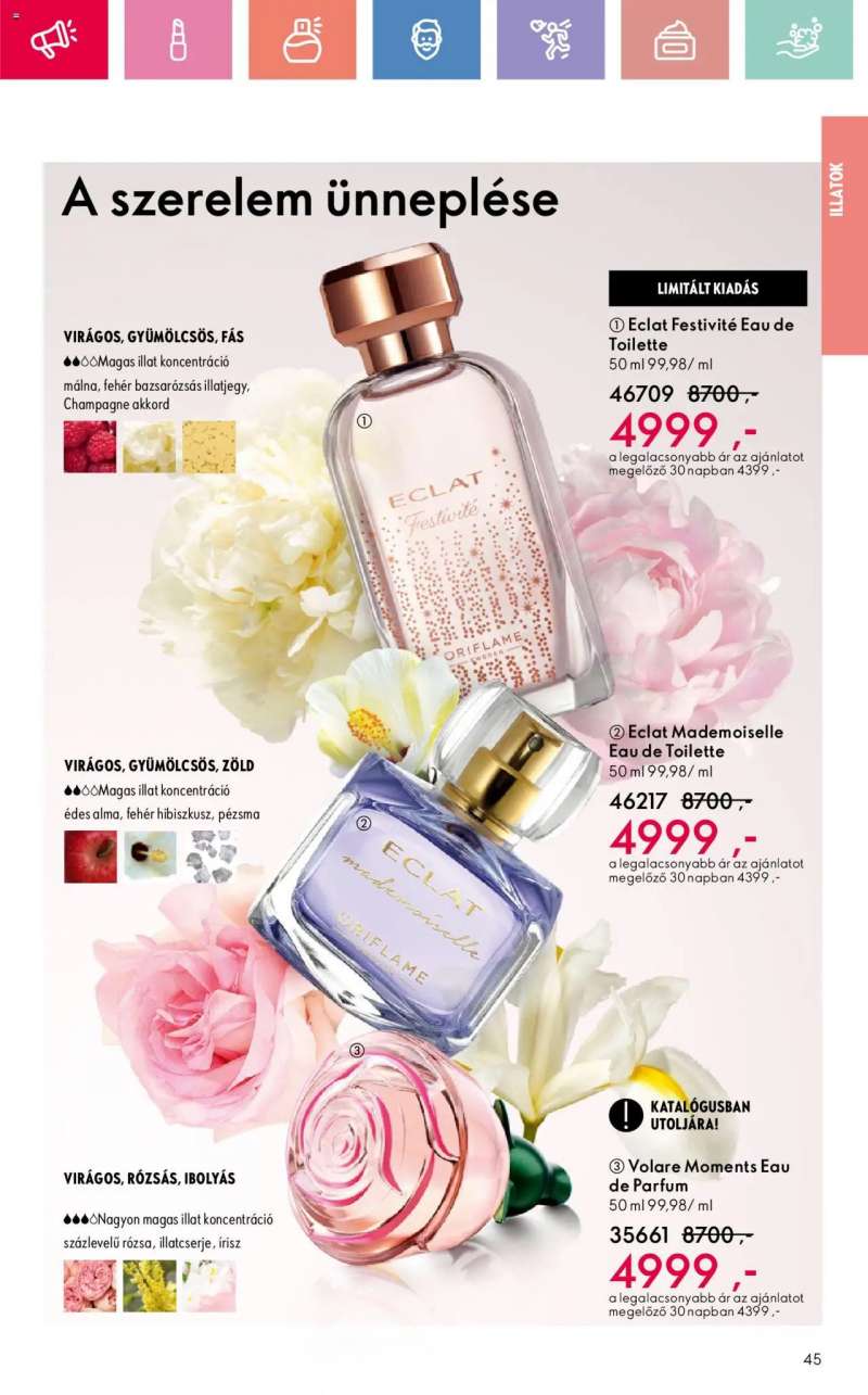 Oriflame Oriflame katalógus 2025/04 45 oldal