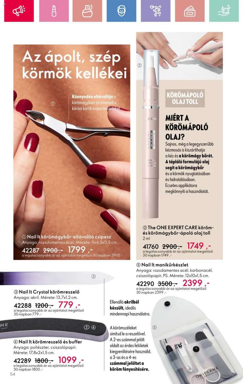 Oriflame Oriflame katalógus 2025/04 54 oldal