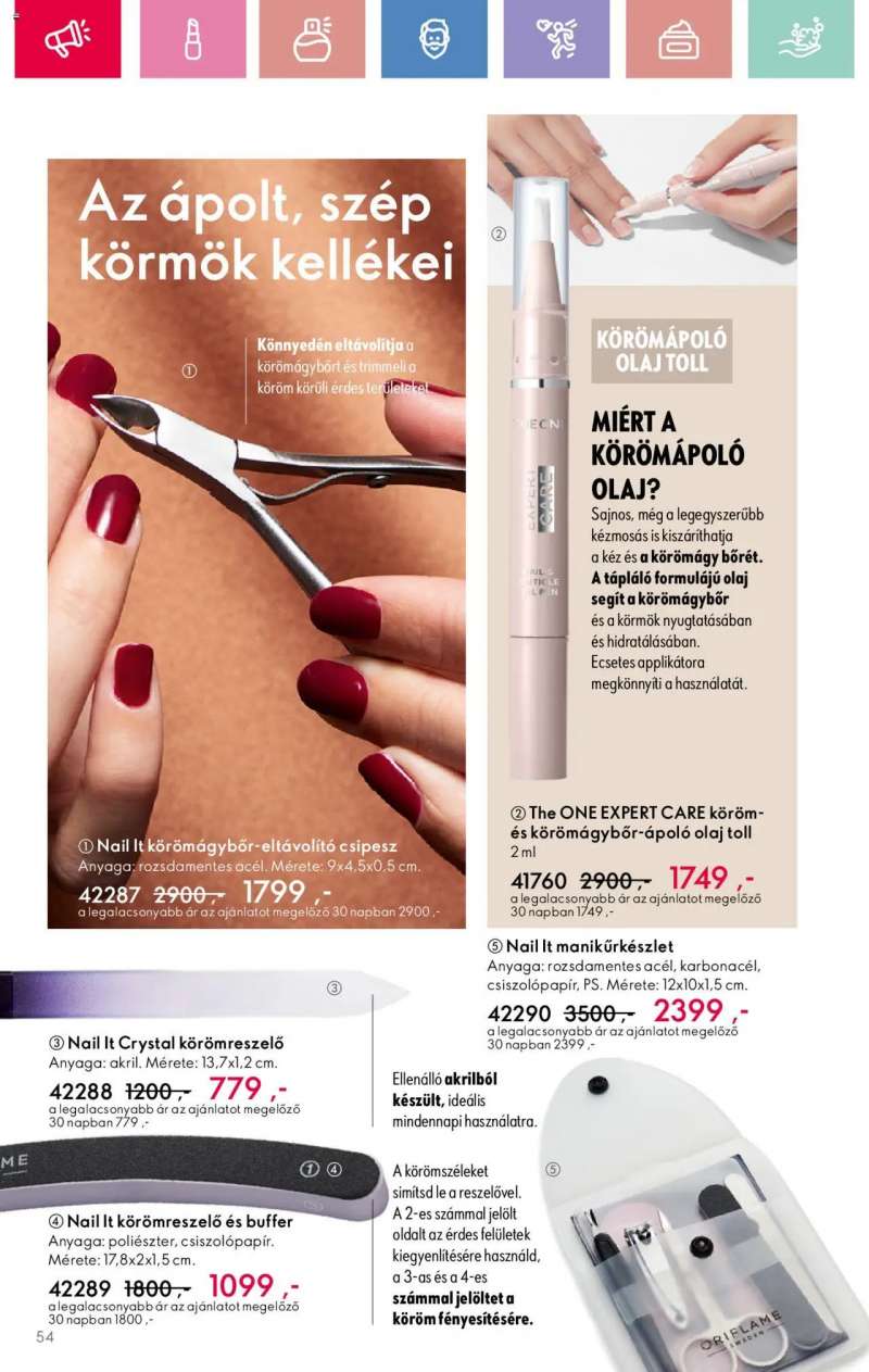 Oriflame Oriflame katalógus 2025/04 54 oldal