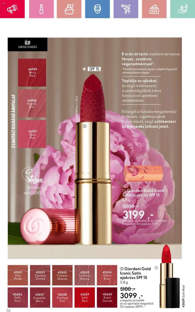 Oriflame Oriflame katalógus 2025/04 58 oldal