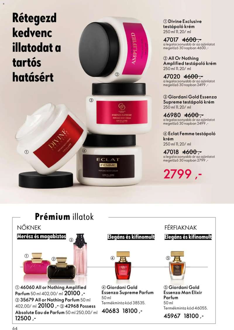 Oriflame Oriflame katalógus 2025/15 64 oldal