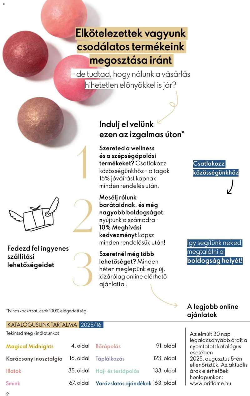 Oriflame Black Friday 2 oldal