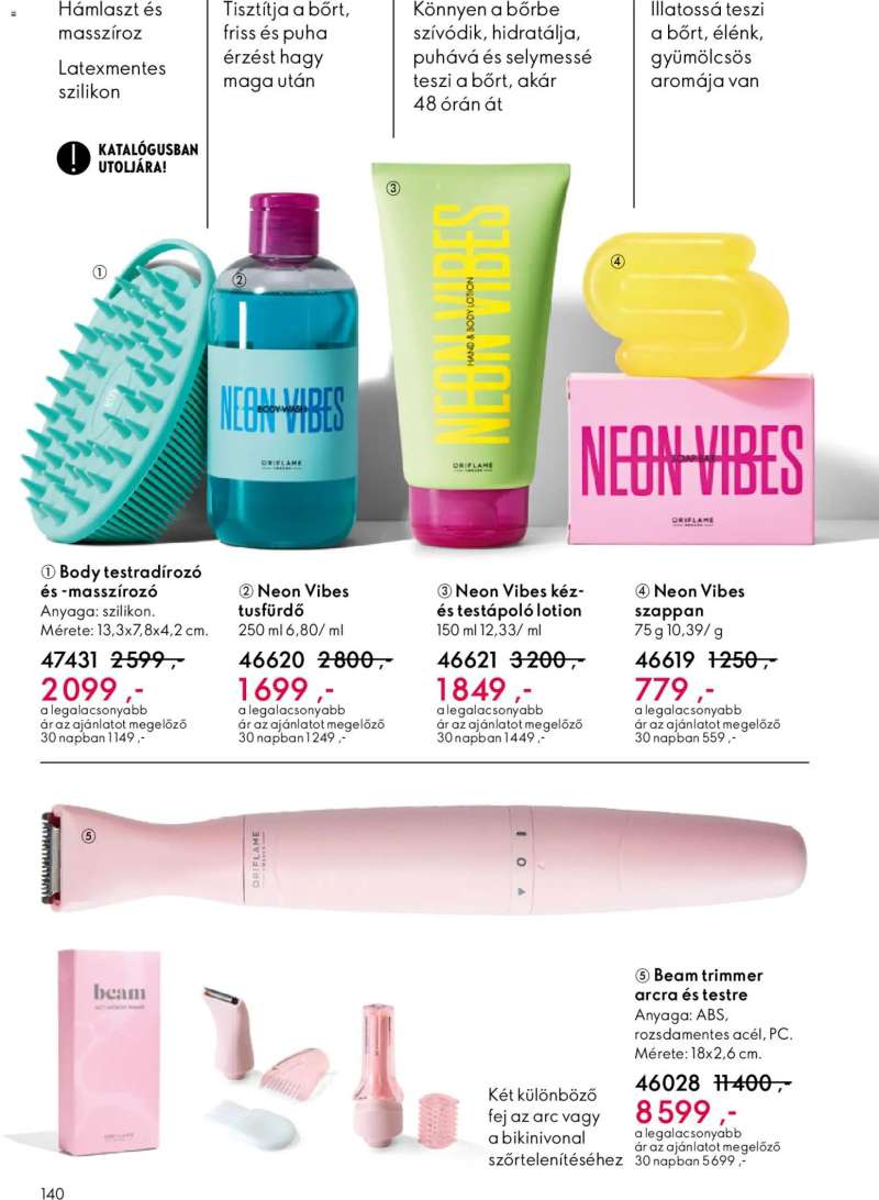 Oriflame Oriflame katalógus 2025/17 140 oldal