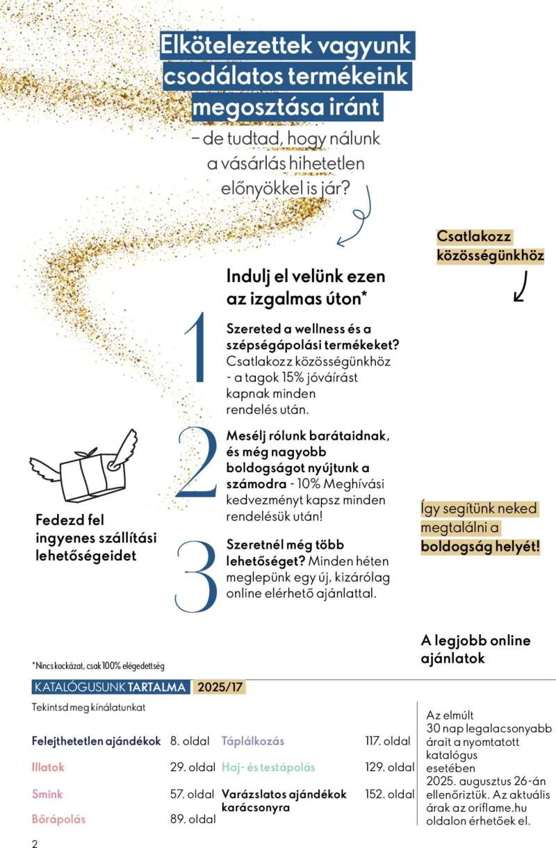 Oriflame Oriflame katalógus 2025/17 2 oldal