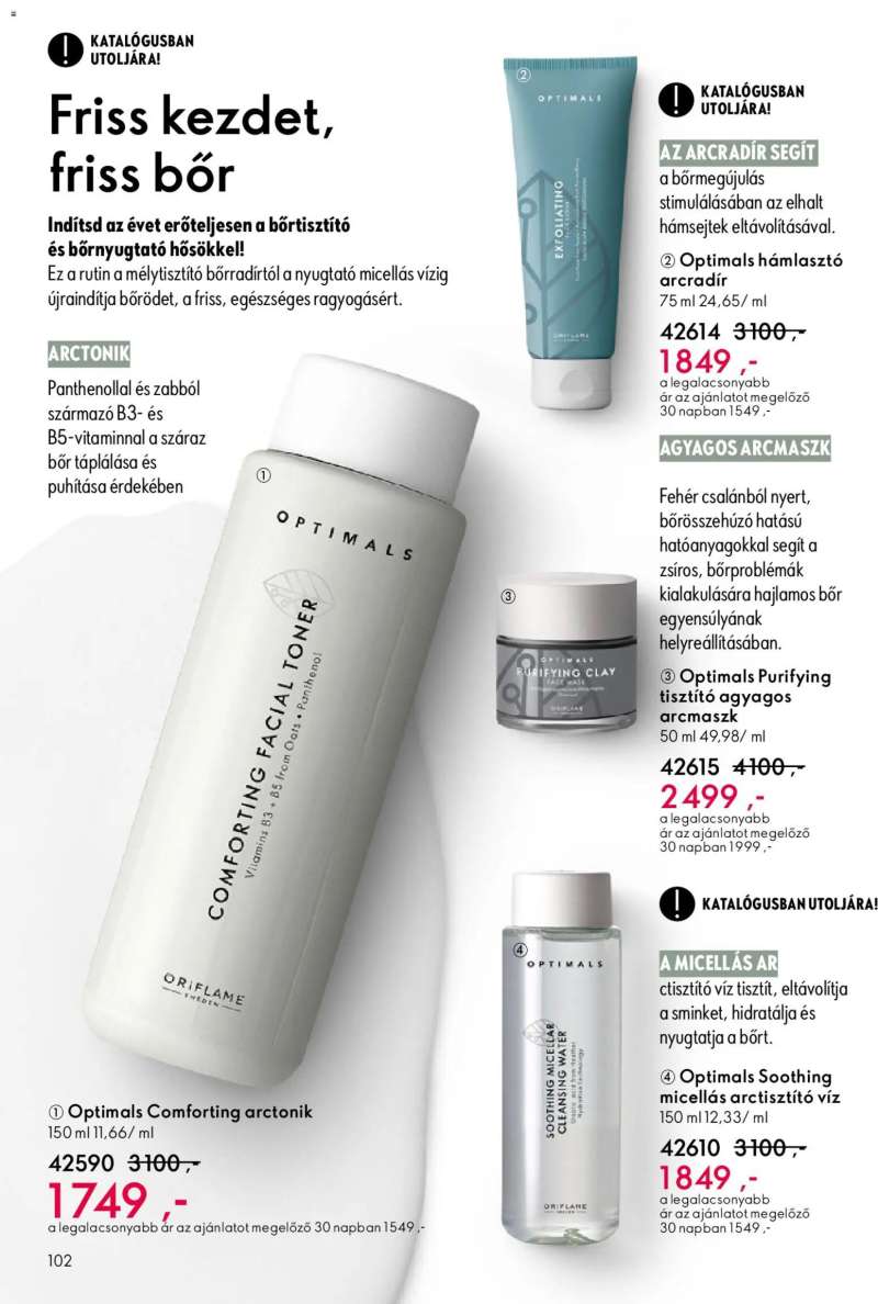 Oriflame Oriflame katalógus 2026/01 90 oldal