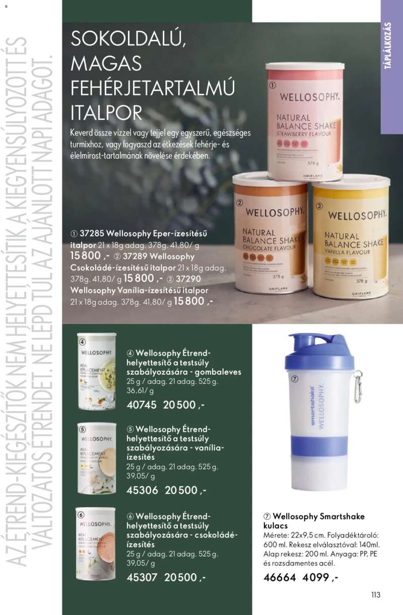 Oriflame Oriflame katalógus 2026/01 95 oldal