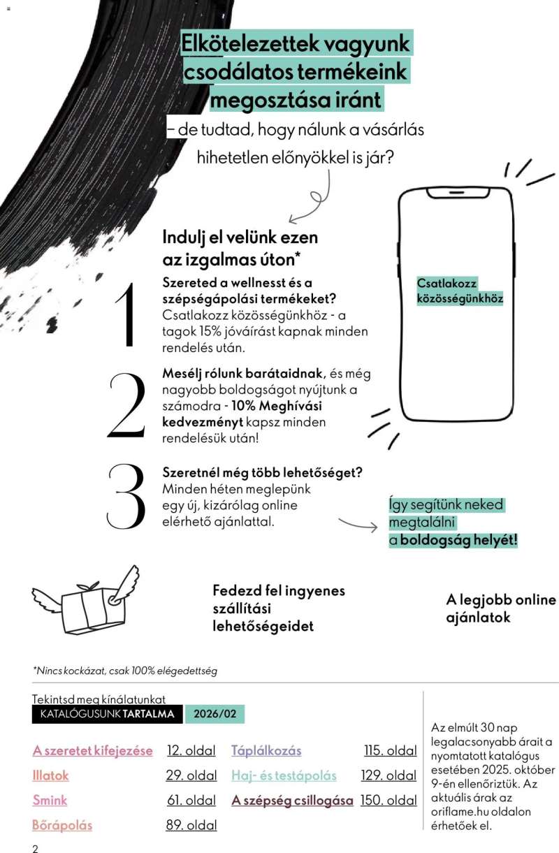 Oriflame Oriflame katalógus 2026/02 2 oldal