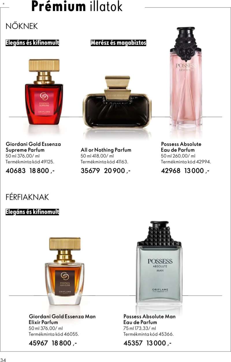 Oriflame Oriflame katalógus 2026/02 34 oldal