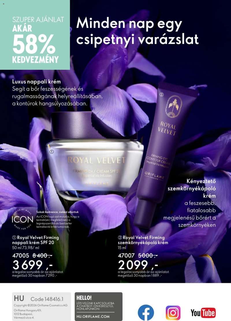 Oriflame Oriflame katalógus 2026/03 180 oldal