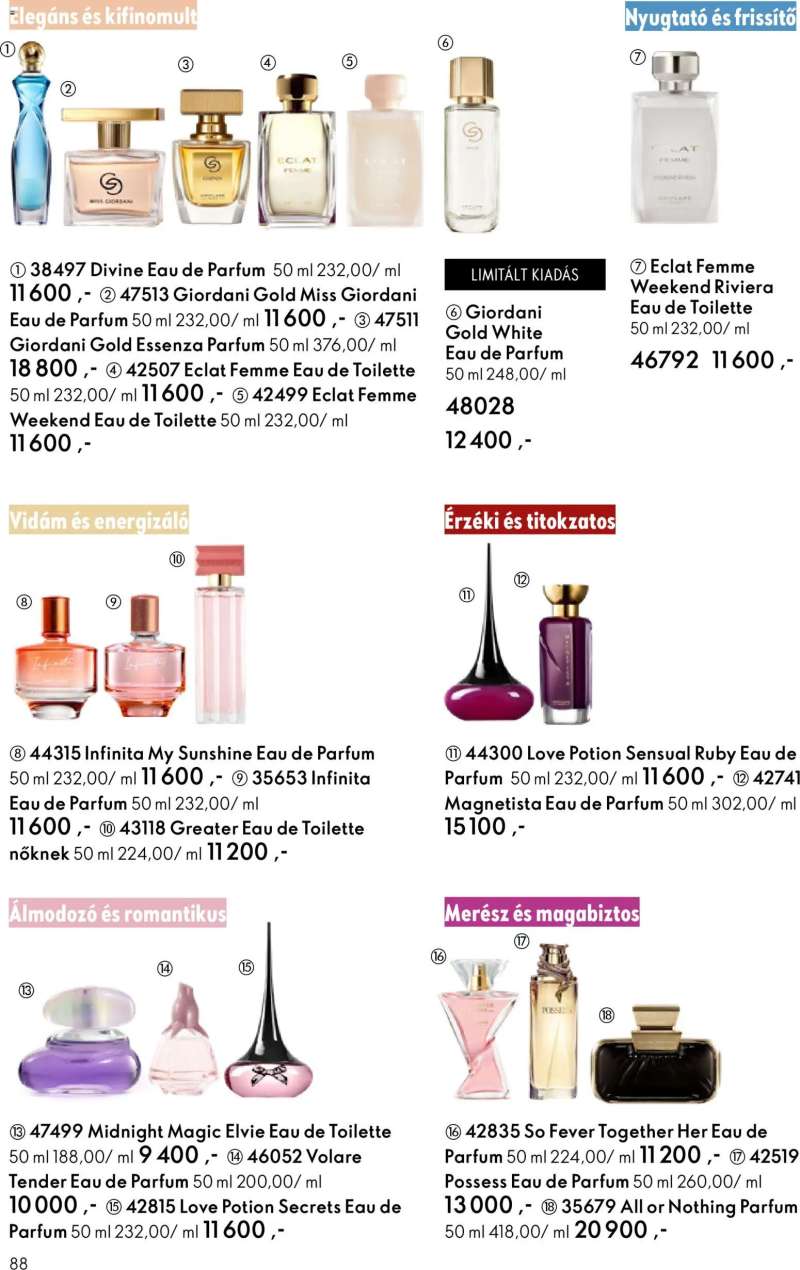 Oriflame Oriflame katalógus 2026/03 88 oldal