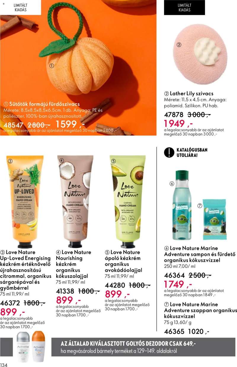 Oriflame Oriflame katalógus 2026/04 134 oldal