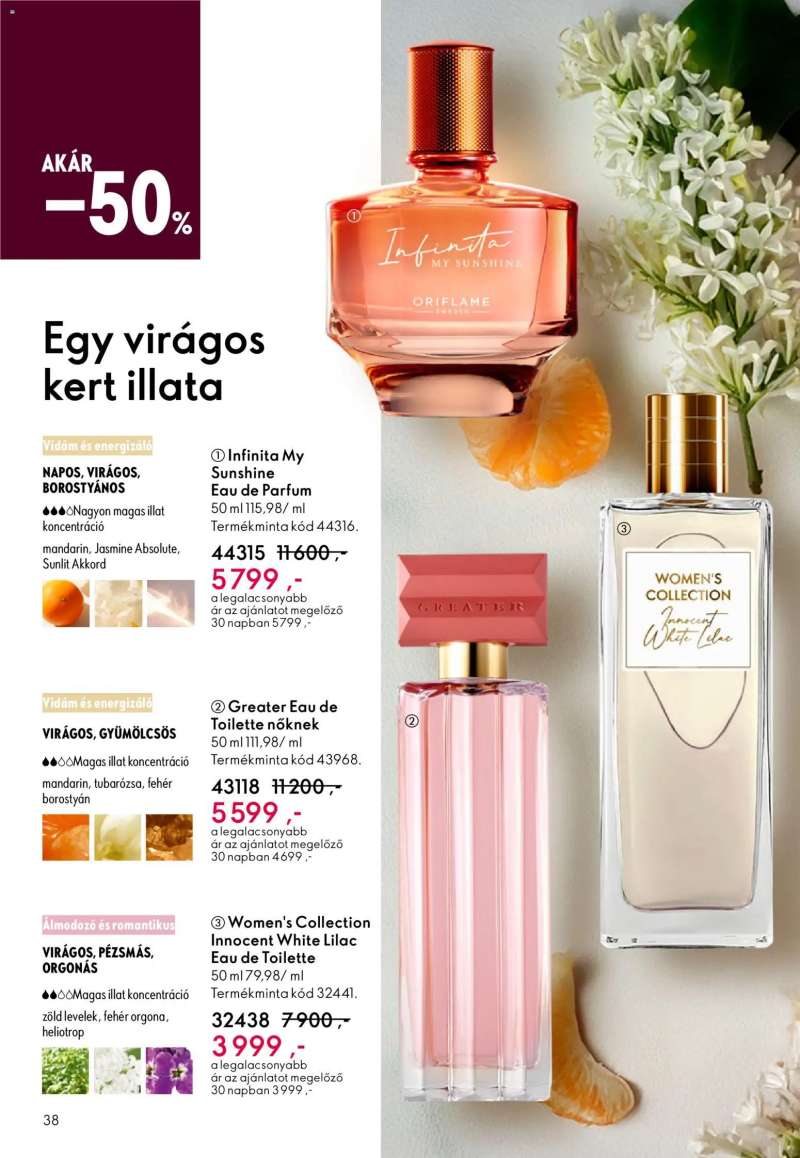 Oriflame Oriflame katalógus 2026/04 38 oldal