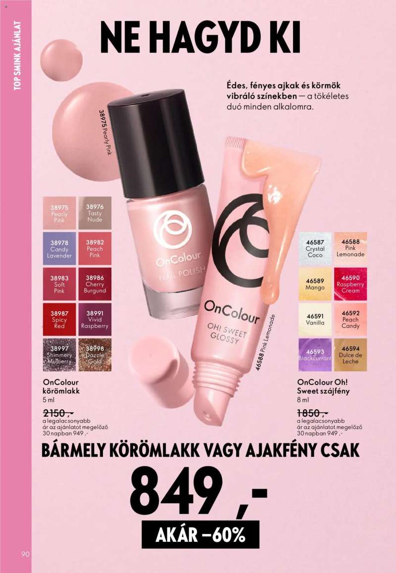 Oriflame Oriflame katalógus 2026/04 90 oldal