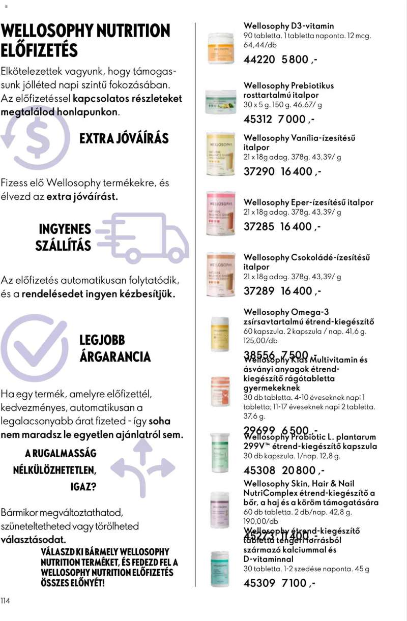 Oriflame Oriflame katalógus 2026/05 114 oldal