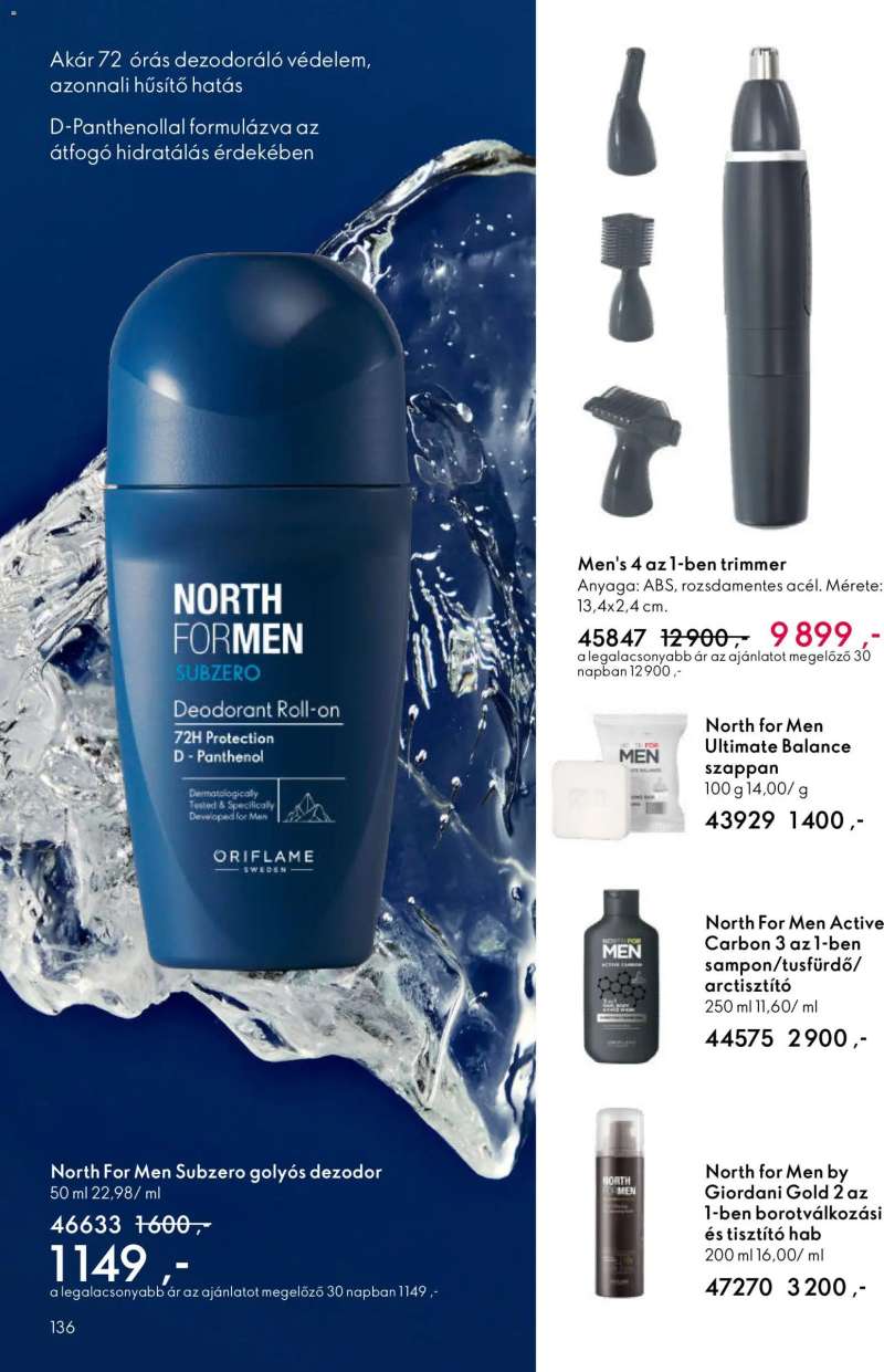 Oriflame Oriflame katalógus 2026/05 136 oldal