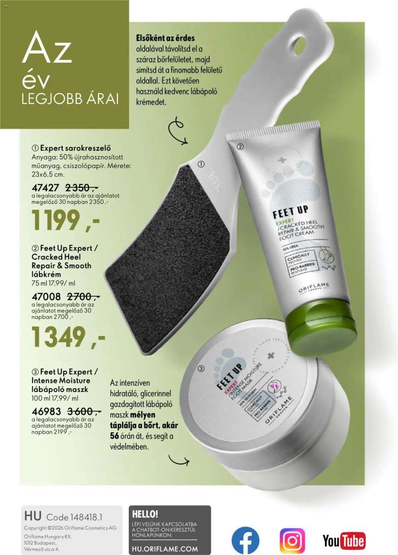 Oriflame Oriflame katalógus 2026/05 148 oldal