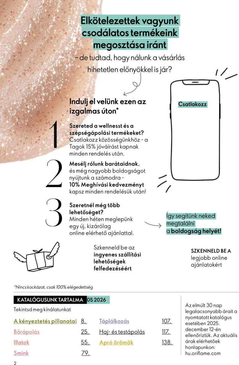 Oriflame Oriflame katalógus 2026/05 2 oldal