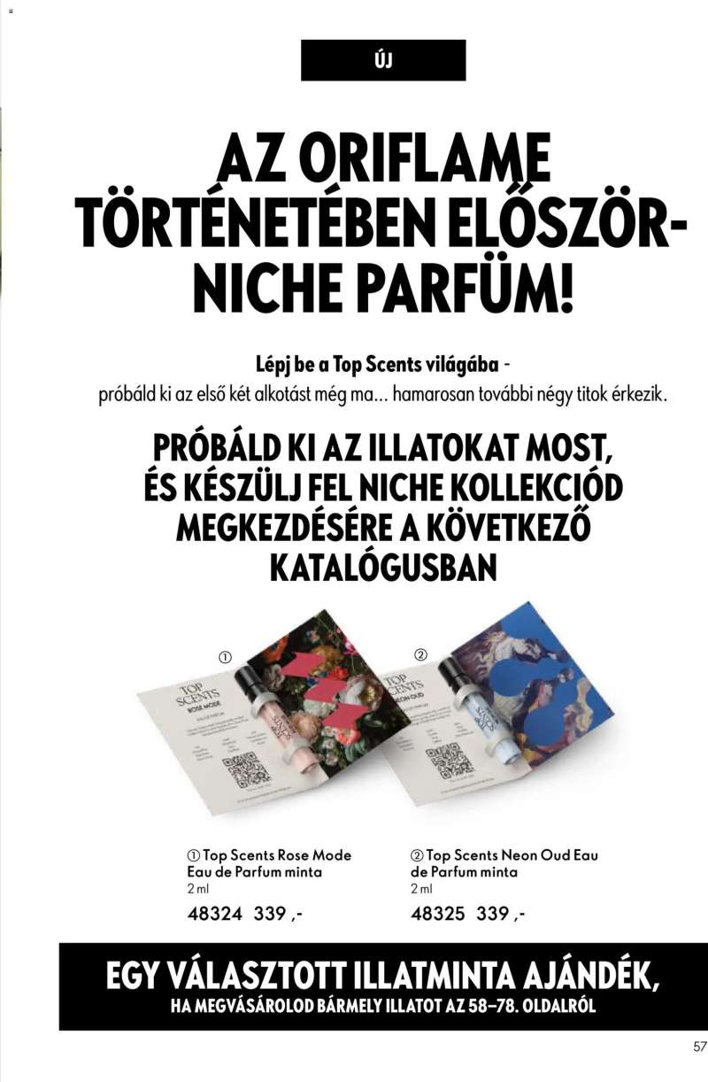 Oriflame Oriflame katalógus 2026/05 57 oldal