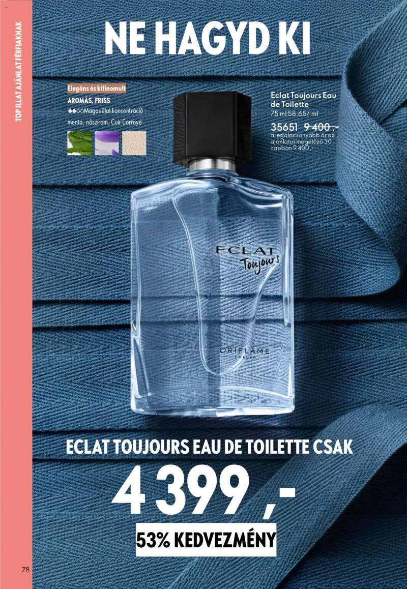Oriflame Oriflame katalógus 2026/05 78 oldal