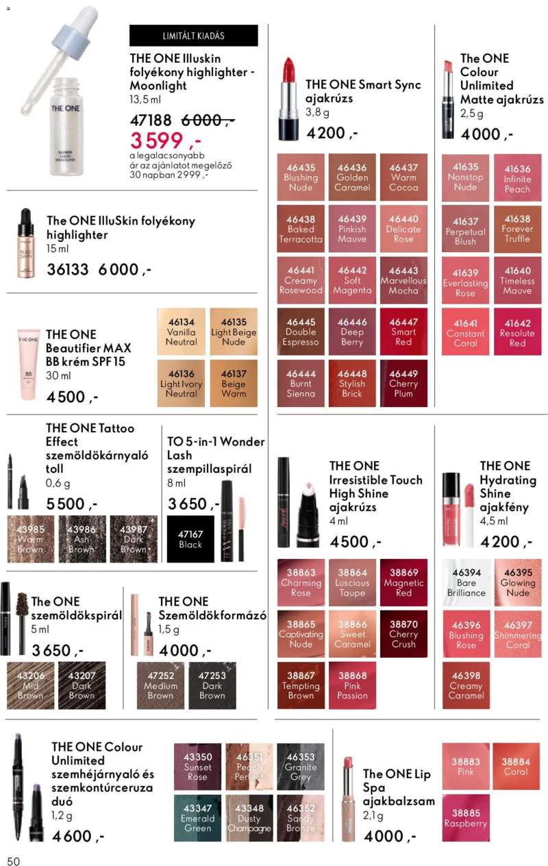 Oriflame Oriflame katalógus 2026/06 50 oldal