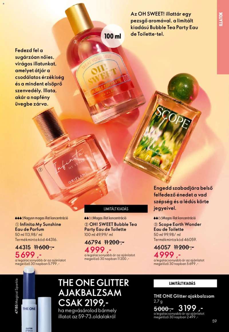 Oriflame Oriflame katalógus 2026/06 59 oldal