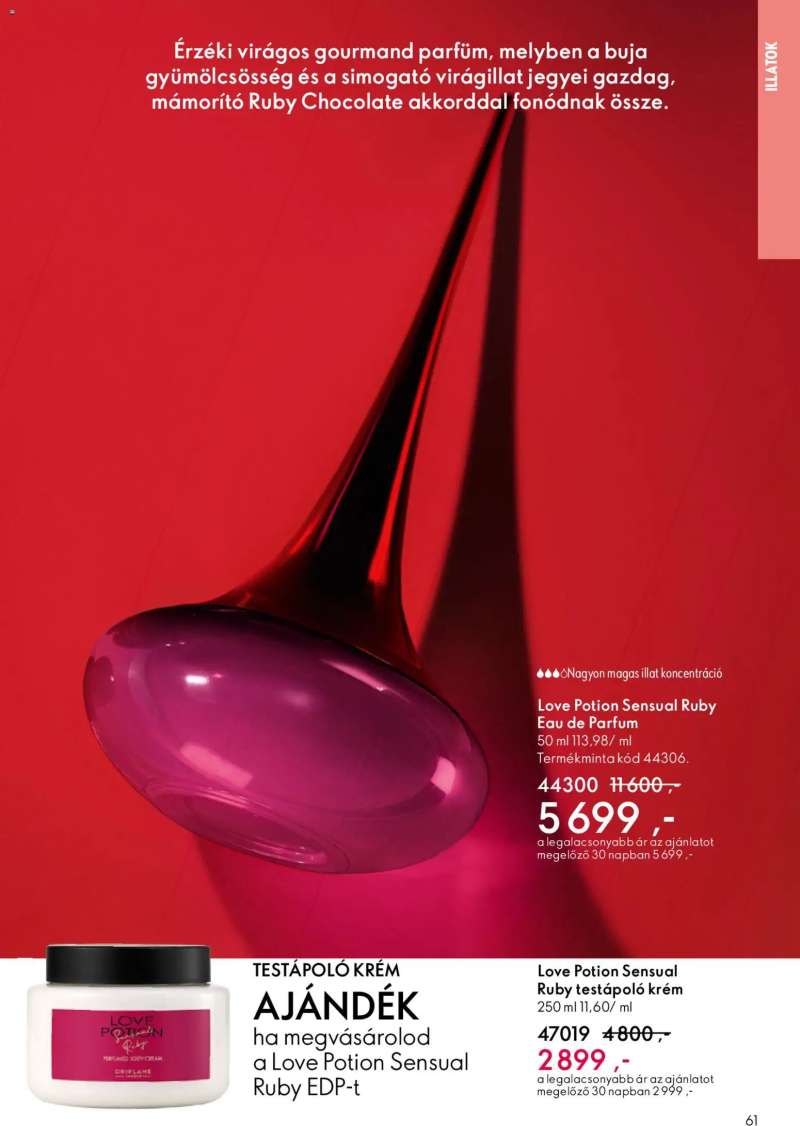 Oriflame Oriflame katalógus 2026/06 61 oldal