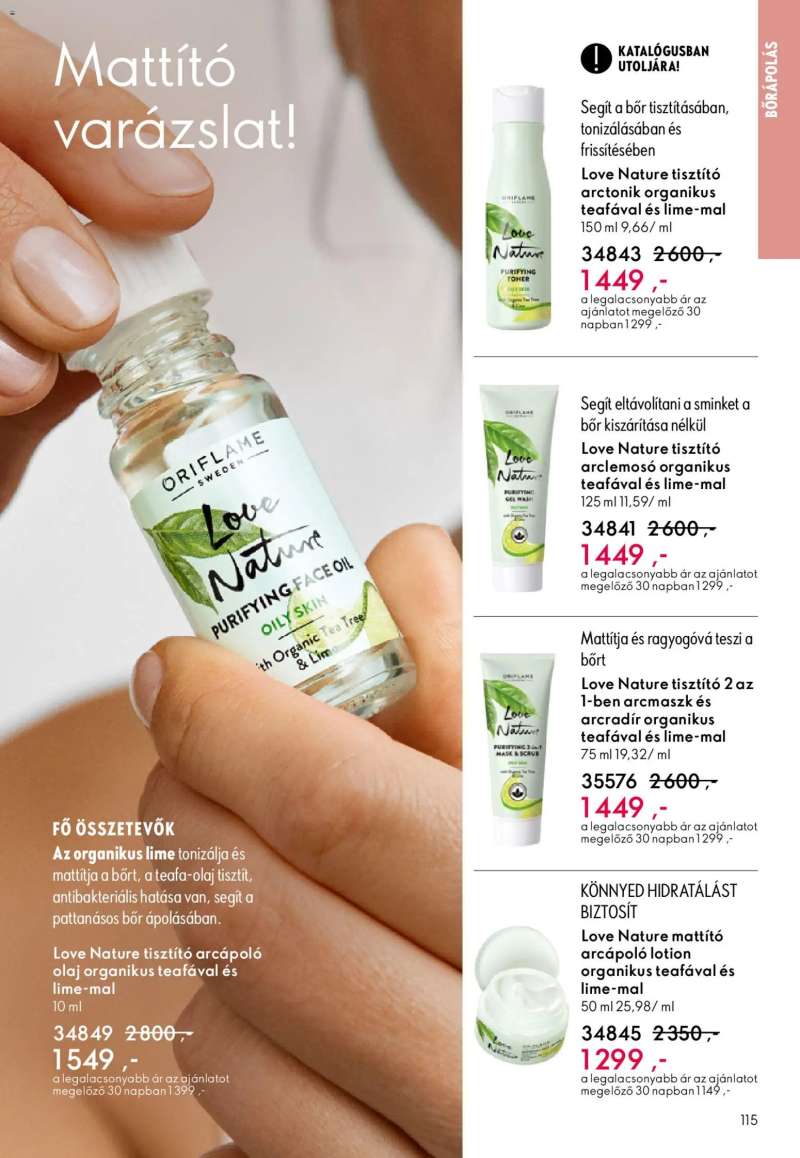 Oriflame Oriflame katalógus 2026/07 115 oldal