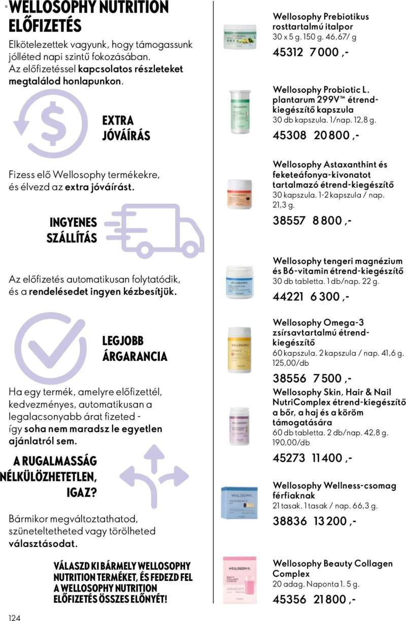 Oriflame Oriflame katalógus 2026/07 124 oldal