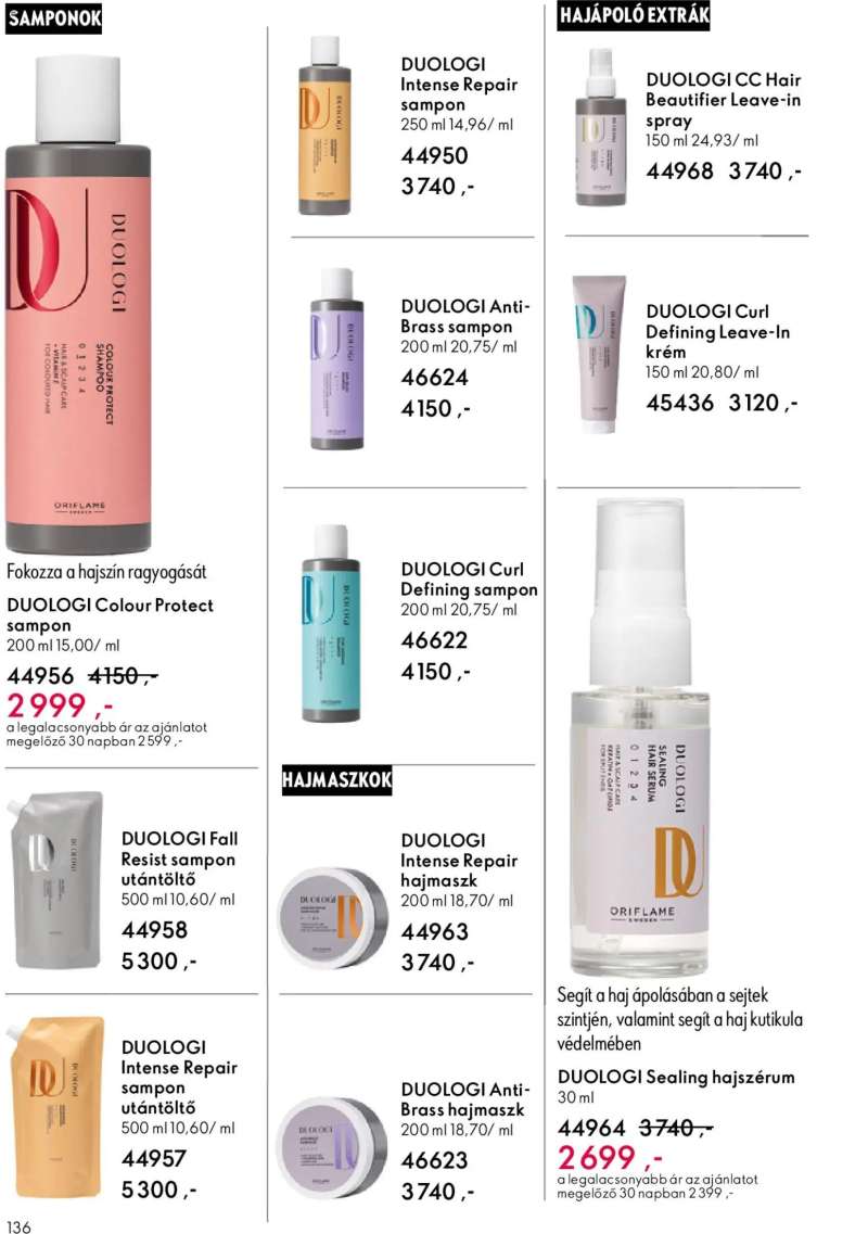 Oriflame Oriflame katalógus 2026/07 136 oldal