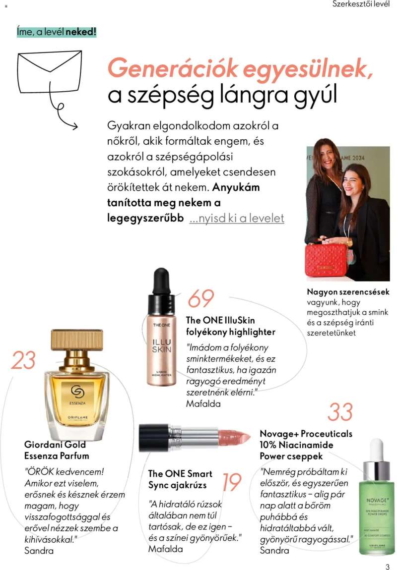 Oriflame Oriflame katalógus 2026/07 3 oldal