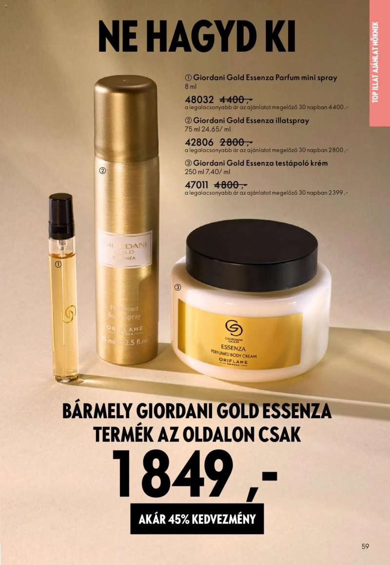 Oriflame Oriflame katalógus 2026/07 59 oldal