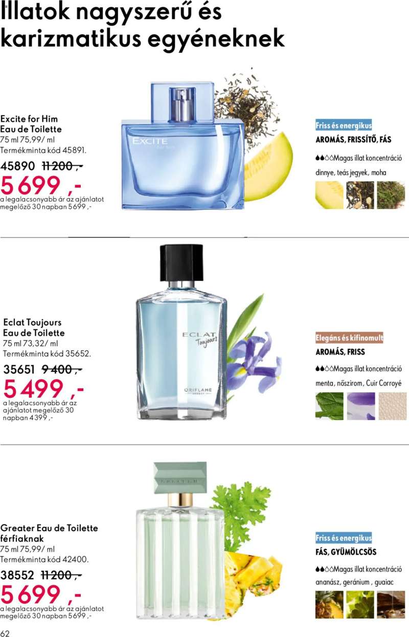Oriflame Oriflame katalógus 2026/07 62 oldal