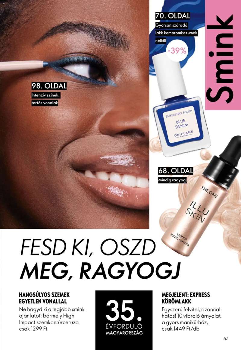 Oriflame Oriflame katalógus 2026/07 67 oldal