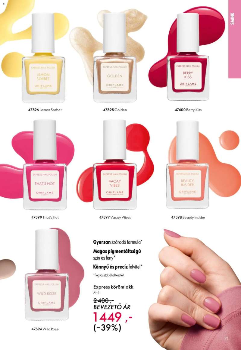 Oriflame Oriflame katalógus 2026/07 71 oldal