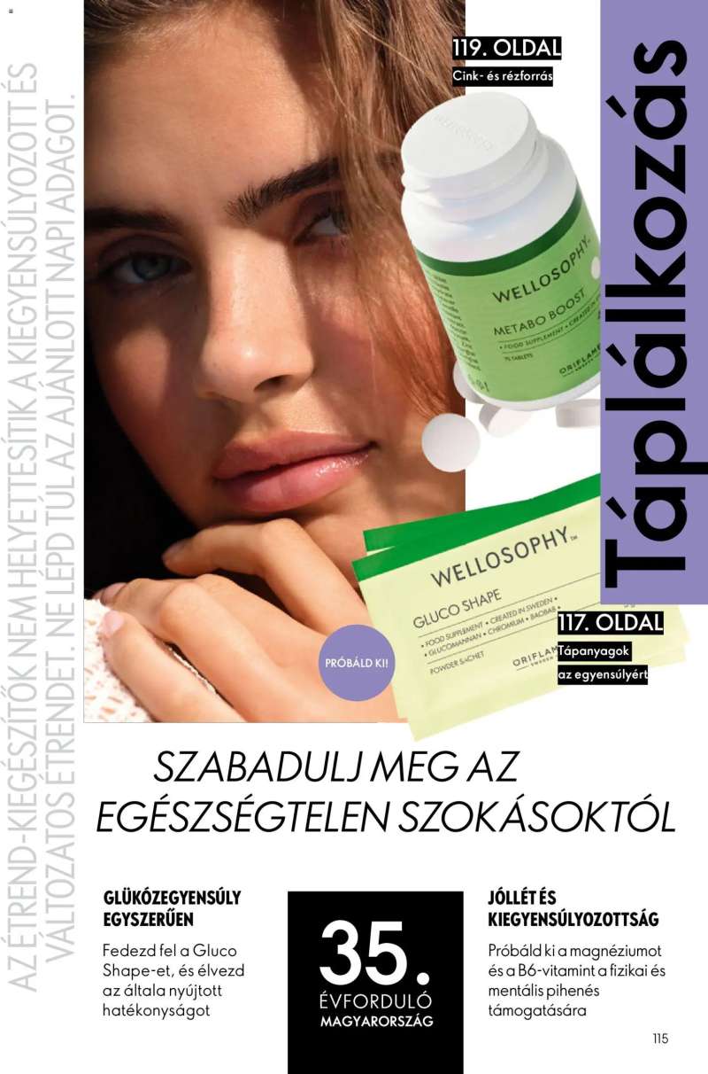 Oriflame Oriflame katalógus 2026/08 115 oldal