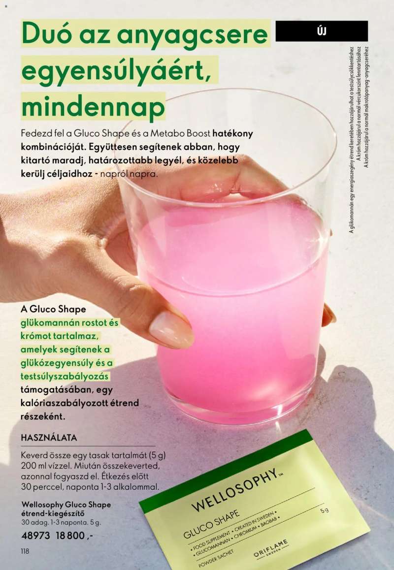 Oriflame Oriflame katalógus 2026/08 118 oldal