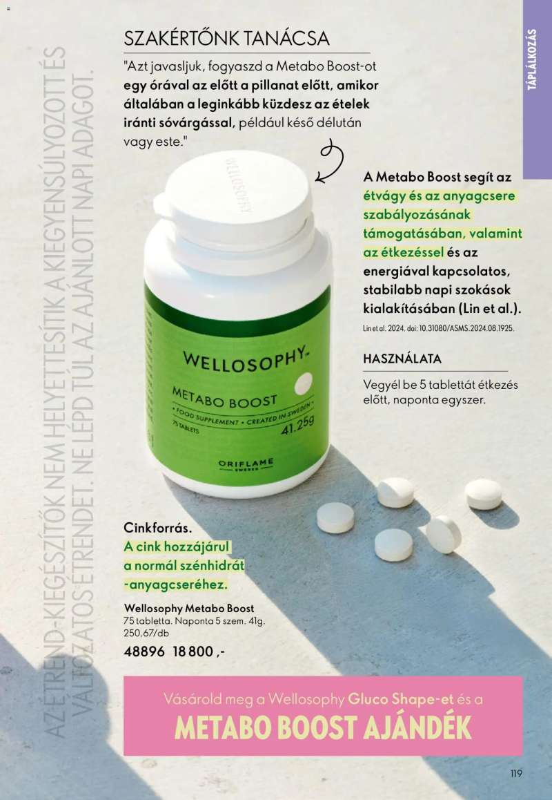 Oriflame Oriflame katalógus 2026/08 119 oldal