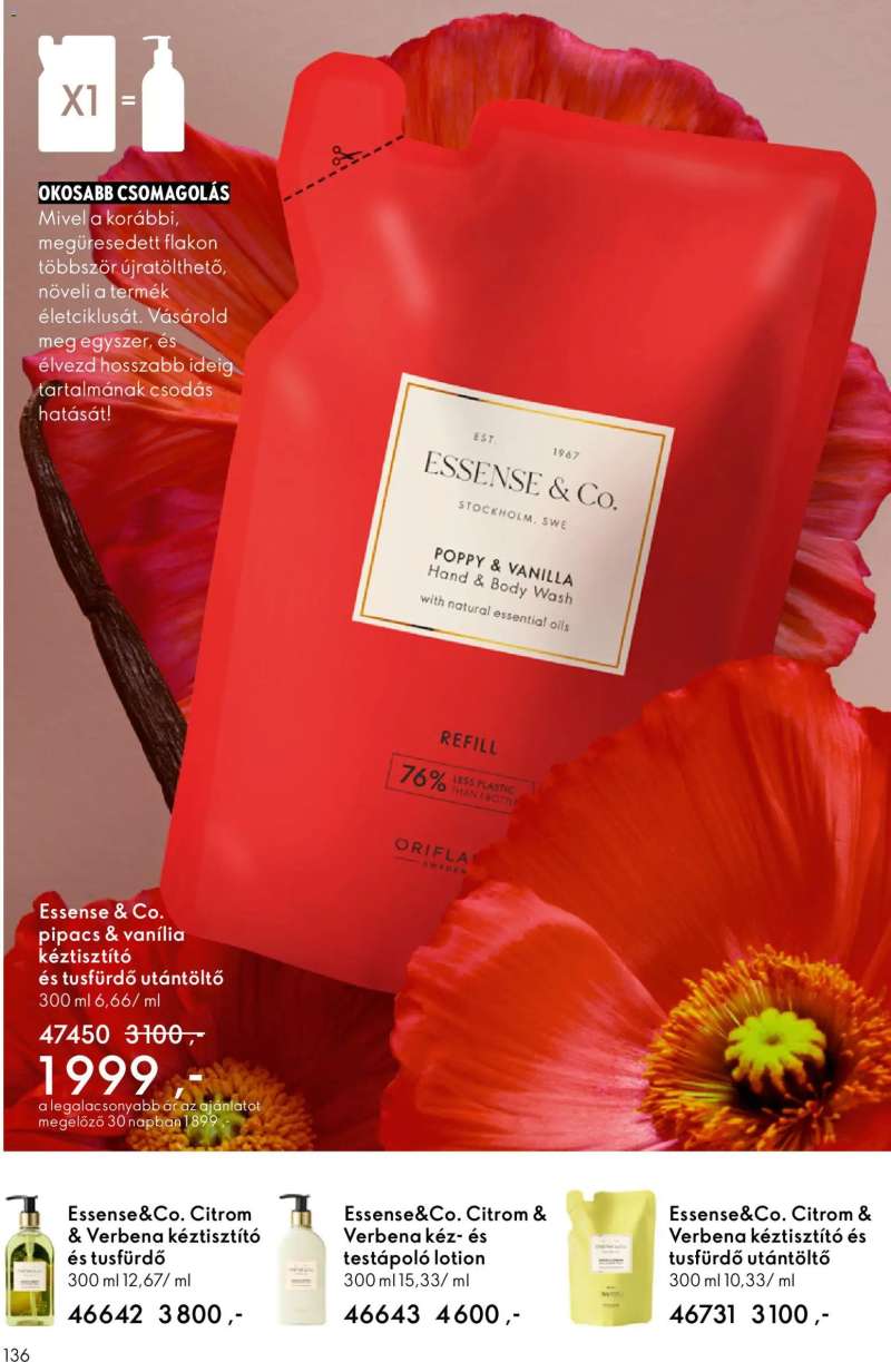 Oriflame Oriflame katalógus 2026/08 136 oldal