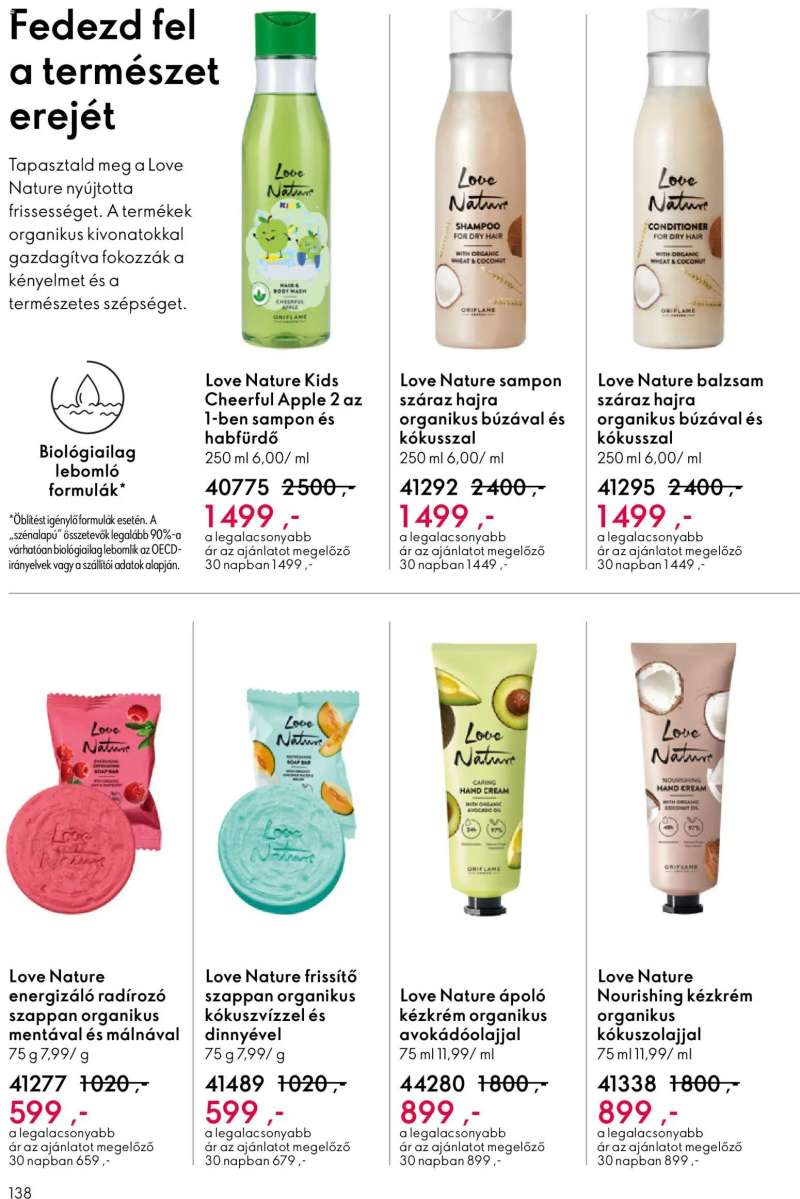 Oriflame Oriflame katalógus 2026/08 138 oldal