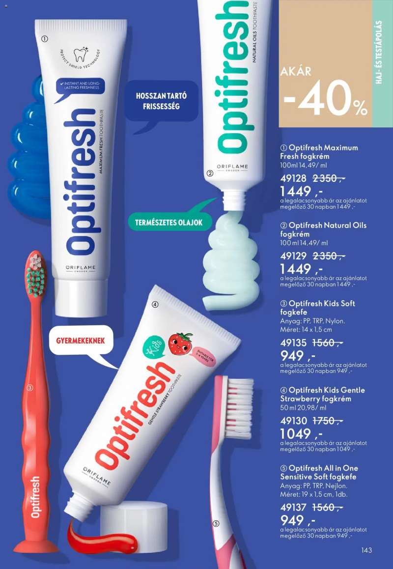 Oriflame Oriflame katalógus 2026/08 143 oldal